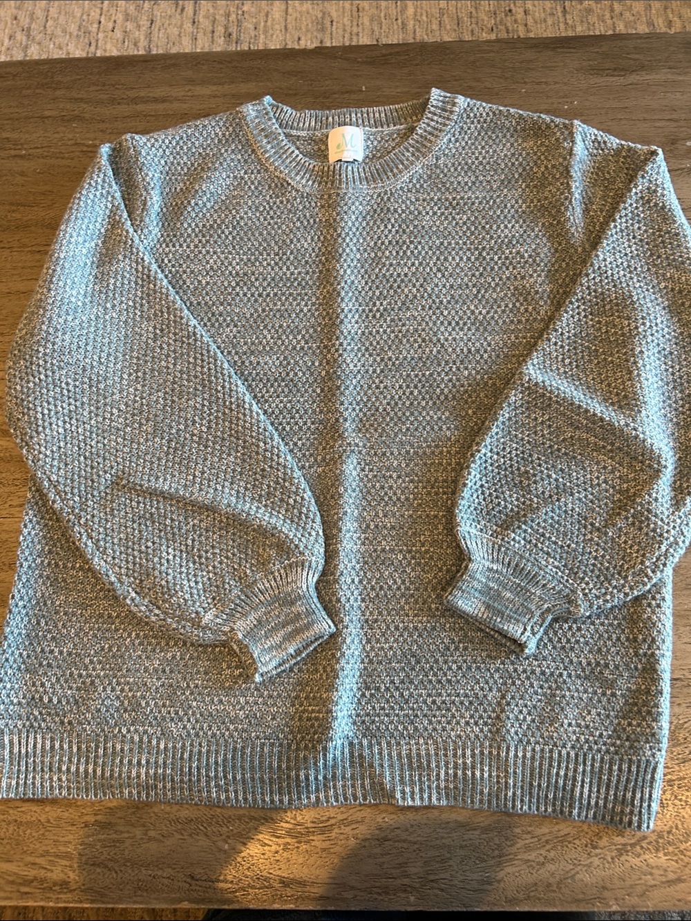 Light Gray Women's Crewneck Sweater
